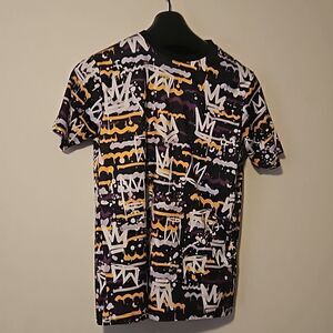 THE FRESH PRINCE NOF BEL AIRB CROWN GRAFFITIVSHIRT MEN M